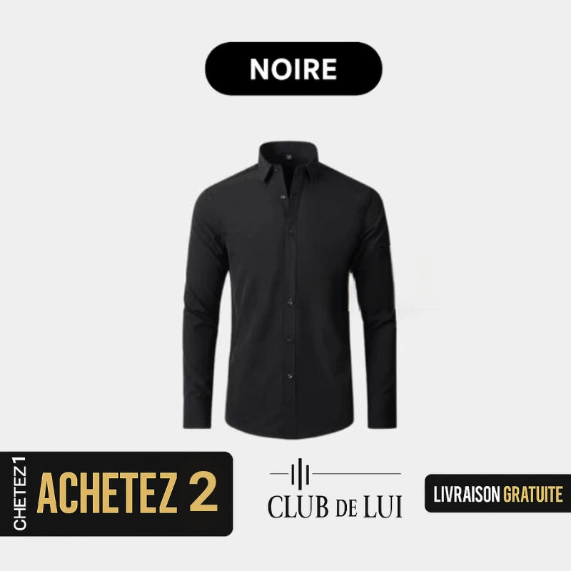 [ACHETEZ-EN 1, OBTENEZ-EN 2] Ultra Tech - Chemise Haute Performance Anti-Froissage pour Homme