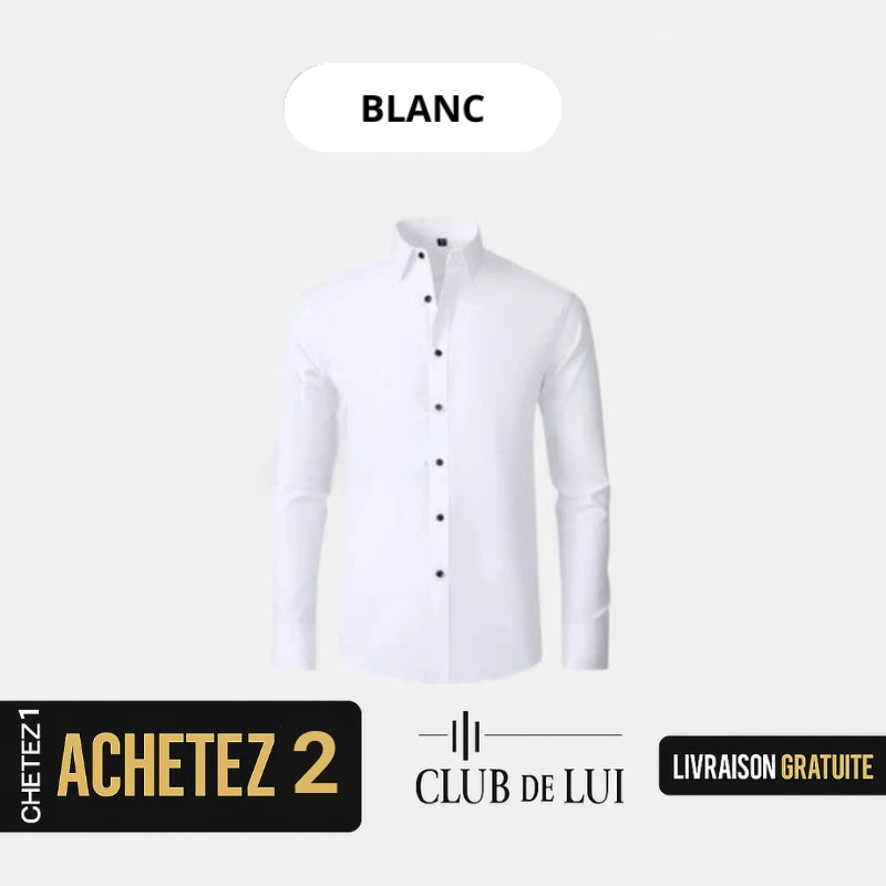 [ACHETEZ-EN 1, OBTENEZ-EN 2] Ultra Tech - Chemise Haute Performance Anti-Froissage pour Homme