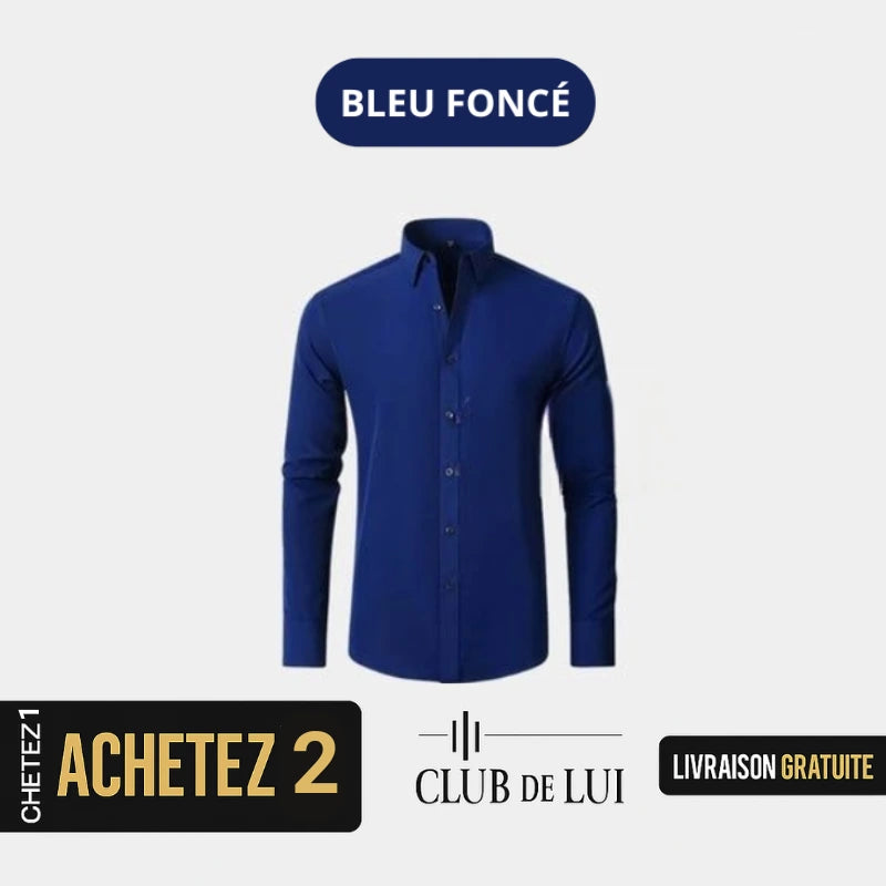 [ACHETEZ-EN 1, OBTENEZ-EN 2] Ultra Tech - Chemise Haute Performance Anti-Froissage pour Homme