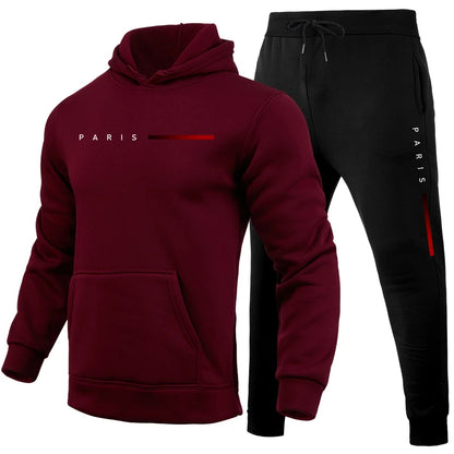 [ACHETEZ-EN 1, OBTENEZ-EN 2] Velvestyle - Ensemble de Survêtement Homme à Imprimé Haute Qualité - Sweat et Pantalon