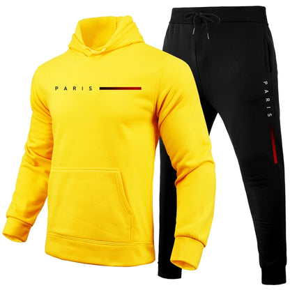 [ACHETEZ-EN 1, OBTENEZ-EN 2] Velvestyle - Ensemble de Survêtement Homme à Imprimé Haute Qualité - Sweat et Pantalon