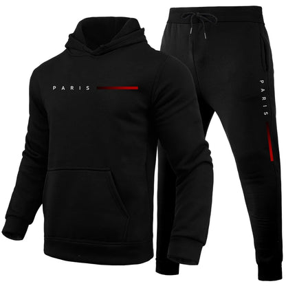 [ACHETEZ-EN 1, OBTENEZ-EN 2] Velvestyle - Ensemble de Survêtement Homme à Imprimé Haute Qualité - Sweat et Pantalon