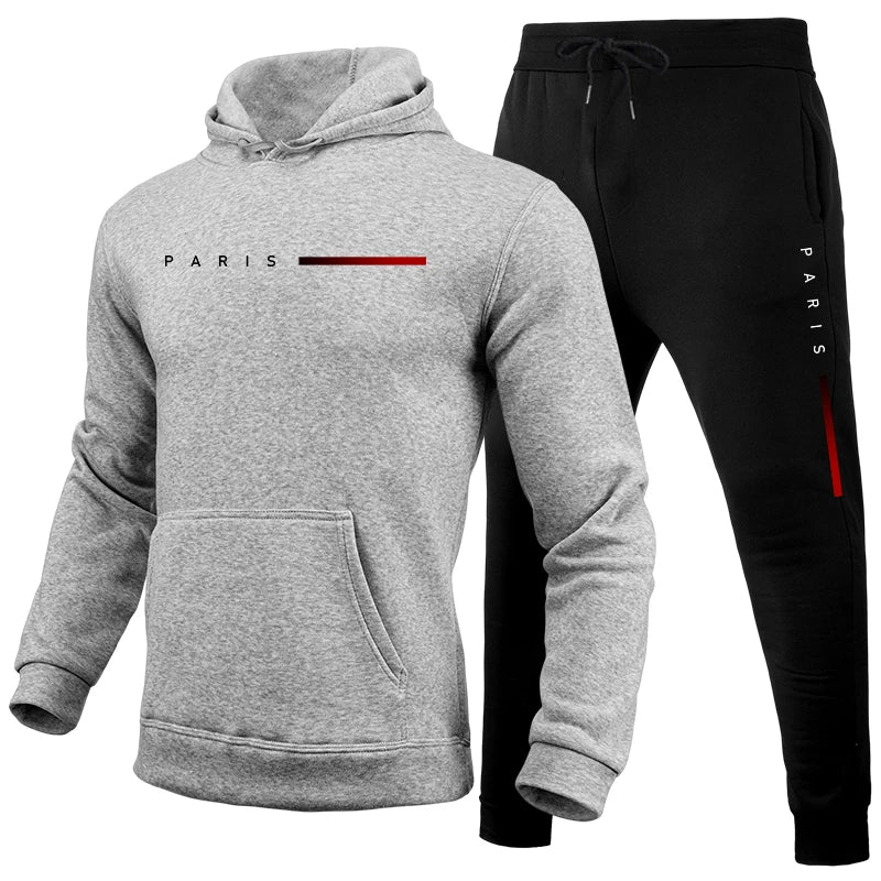 [ACHETEZ-EN 1, OBTENEZ-EN 2] Velvestyle - Ensemble de Survêtement Homme à Imprimé Haute Qualité - Sweat et Pantalon