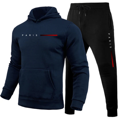 [ACHETEZ-EN 1, OBTENEZ-EN 2] Velvestyle - Ensemble de Survêtement Homme à Imprimé Haute Qualité - Sweat et Pantalon